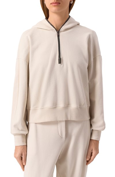 Хлопковое худи BRUNELLO CUCINELLI, арт. MN05NVC309, фото 3