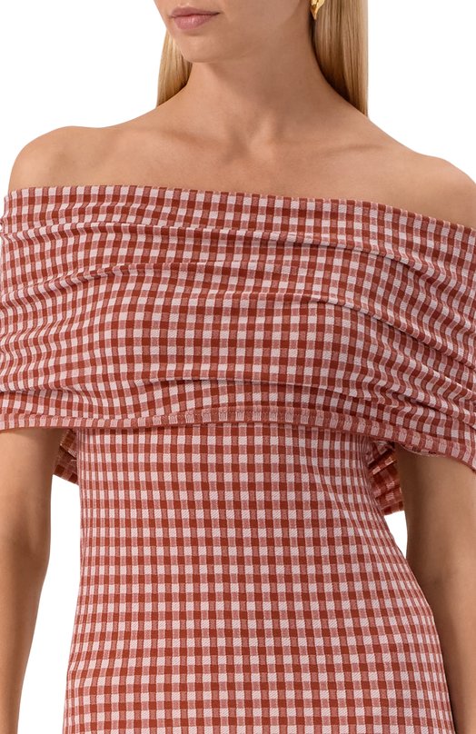 Платье Alaia AA9R2714K088B Красный  AA9R2714K088B Фото 5
