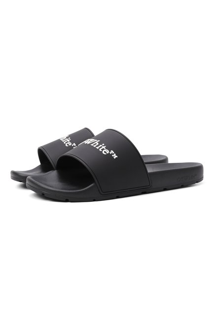 Мужские шлепанцы bookish OFF-WHITE, арт. 0MIU002C99MAT002