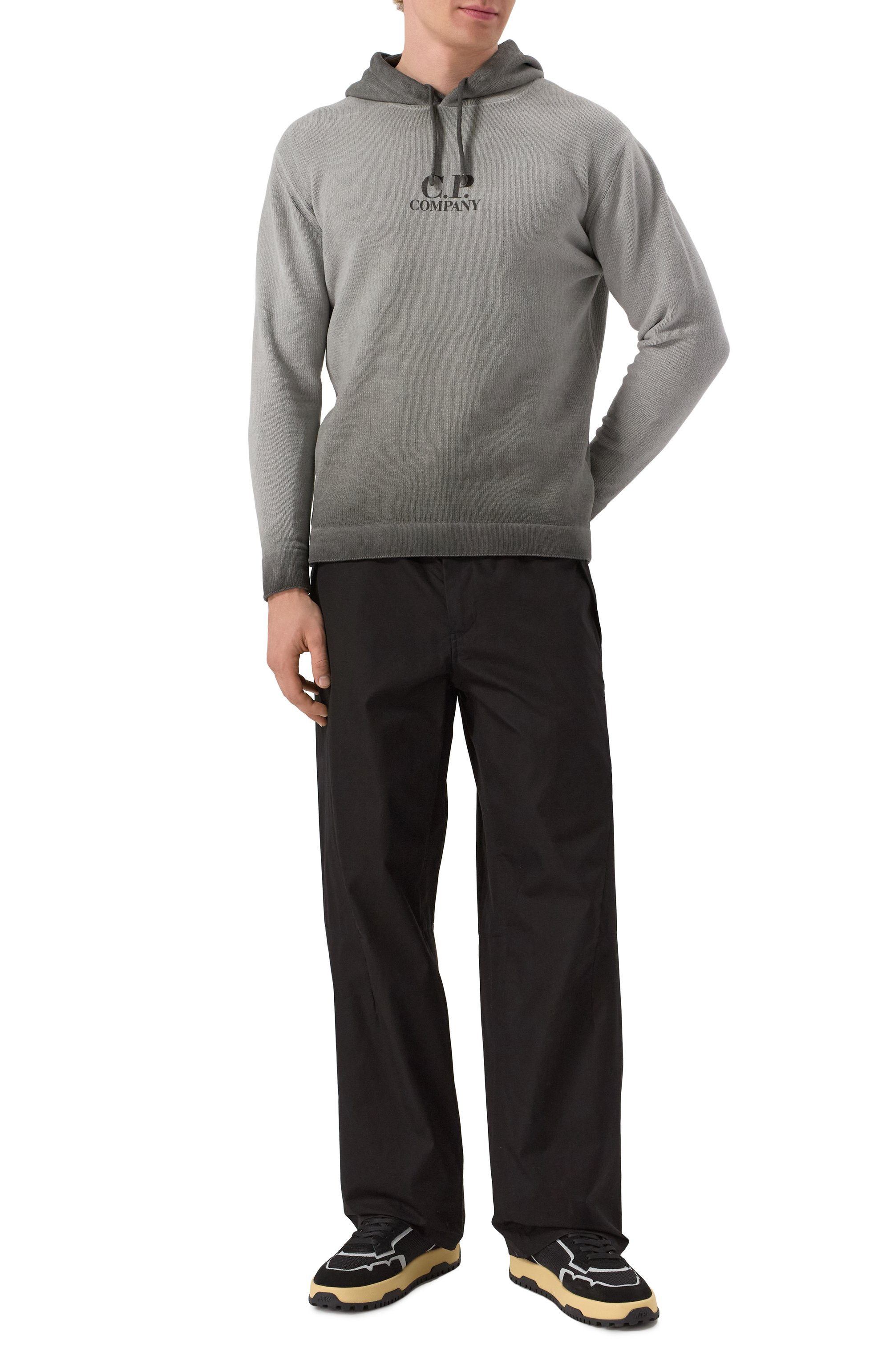 Хлопковое худи C.P. COMPANY, арт. 18CMKN072A110286S, фото 2