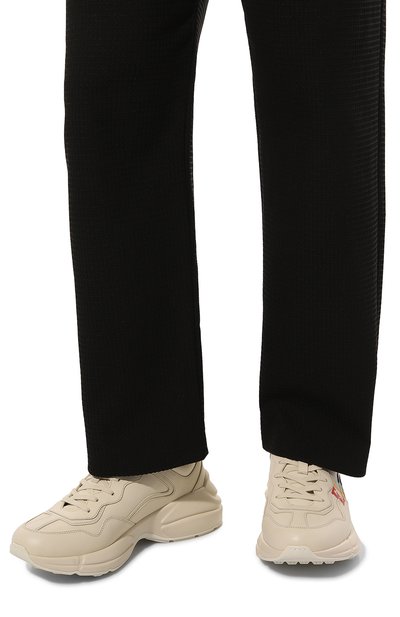 Кожаные кроссовки rhyton GUCCI, арт. 720953/DRW00, фото 3
