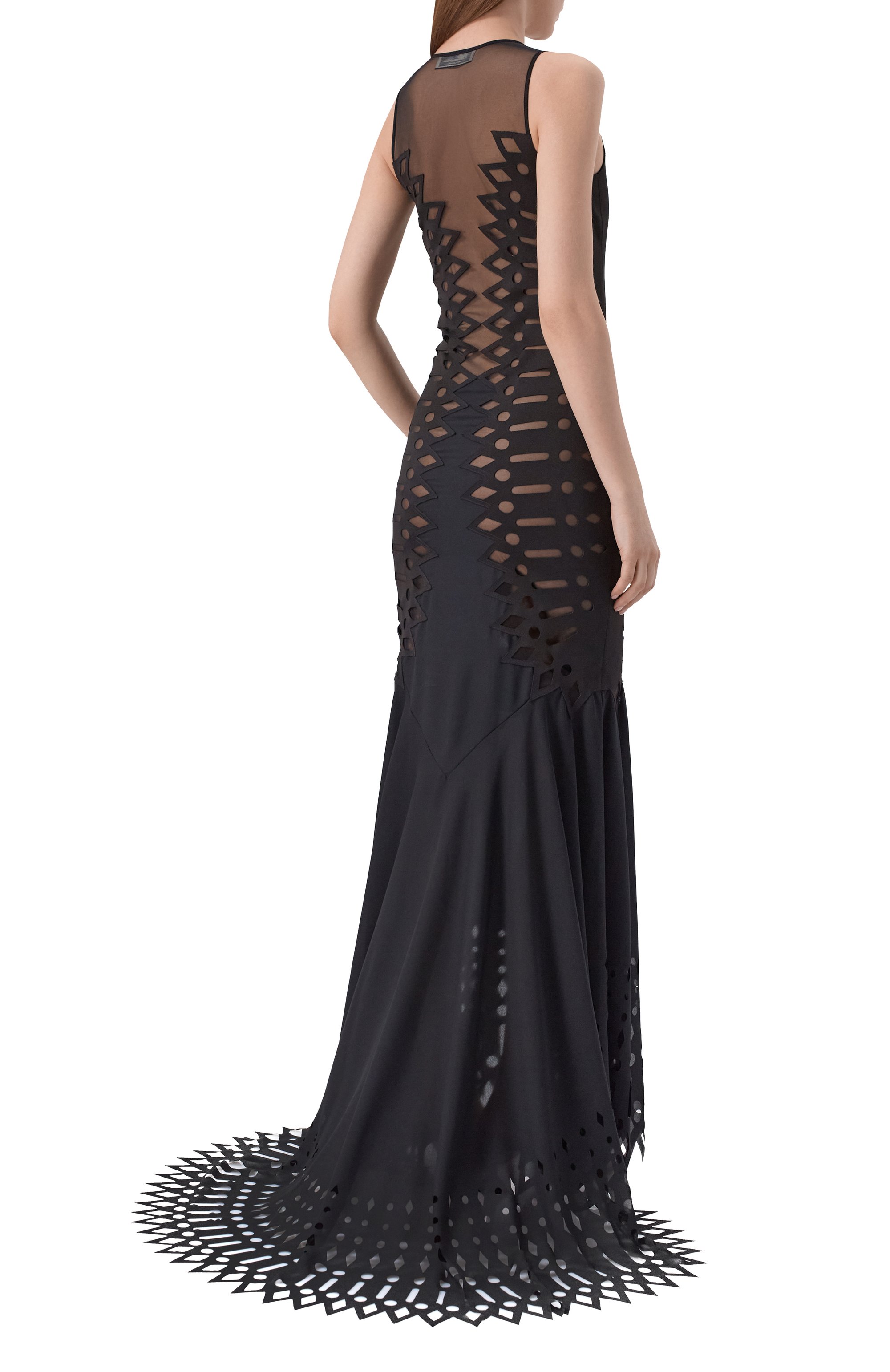 Платье BLUMARINE черного цвета по цене 211000 руб., арт. 2A755A, фото 3 Платье BLUMARINE, арт. 2A755A, фото 3