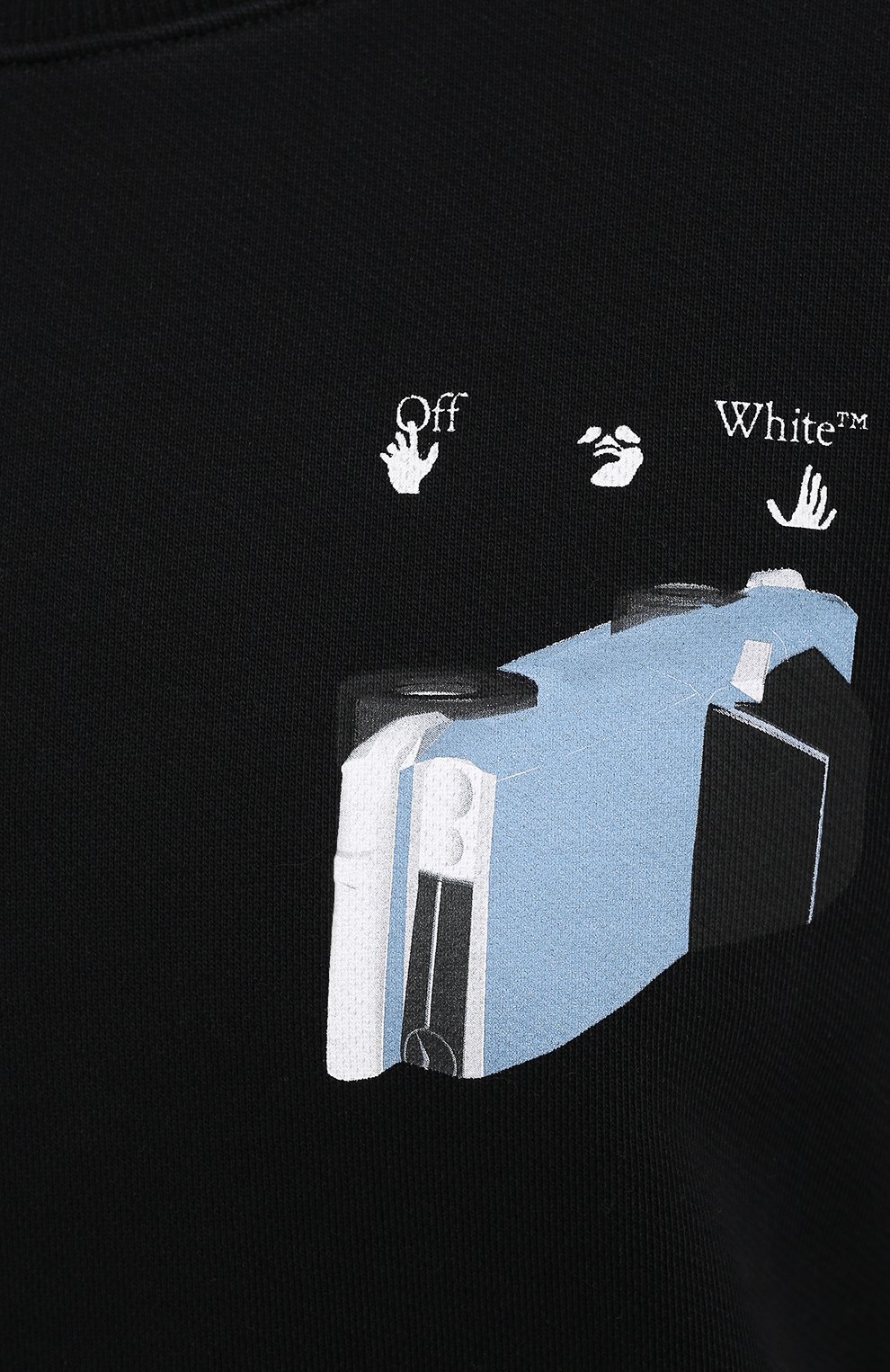Хлопковый свитшот OFF-WHITE, арт. 0WBA055F20JER0101001, фото 5
