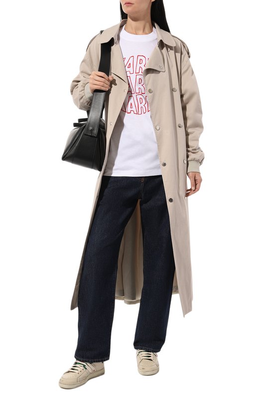 Кожаные кеды Hidnander Кремовый, фото 2