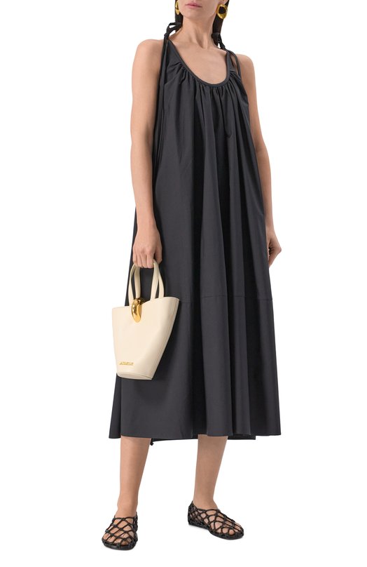 Хлопковое платье Co 4391LCSP-C0RE Чёрный  4391LCSP-C0RE Фото 2