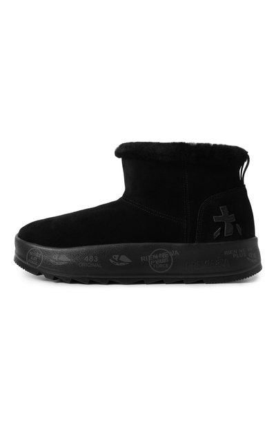 Замшевые ботинки puffy-d PREMIATA черного цвета по цене 32750 руб., арт. NEWPUFFD/VAR 8703, фото 4 Замшевые ботинки puffy-d PREMIATA, арт. NEWPUFFD/VAR 8703, фото 4