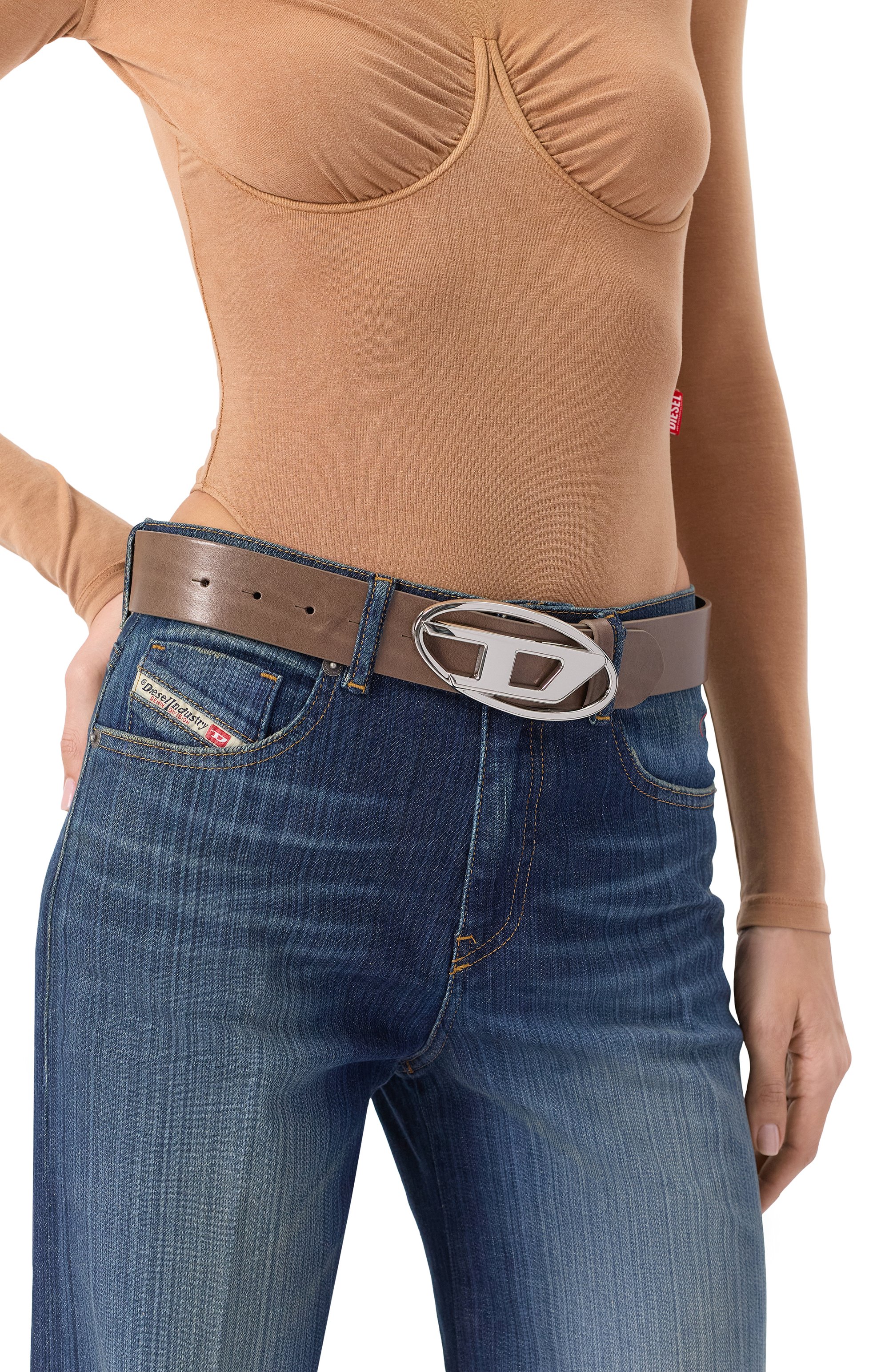 Кожаный ремень DIESEL, арт. X08727/PR666, фото 2