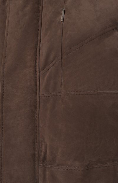 Кожаный пуховик с отделкой из лисицы STEFANO RICCI, арт. M7J2300080/NABIDR, фото 5