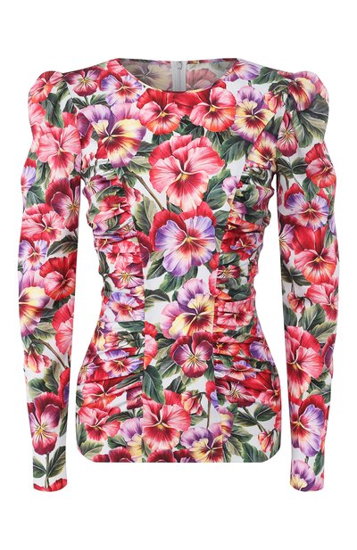 Шелковая блузка DOLCE & GABBANA, арт. F74C0T/FSAZX, фото 1