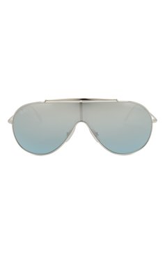 Женские солнцезащитные очки RAY-BAN серебряного цвета, арт. 3597-003/Y0 | Фото 3 (Кросс-КТ: С/з-унисекс; Региональные ограничения белый список (Axapta Mercury): Не проставлено, RU; Нос: Не проставлено; Тип очков: С/з; Статус проверки: Проверено, Проверена категория; Материал сплава: Проверено; Очки форма: Маска; Оптика Гендер: оптика-унисекс)