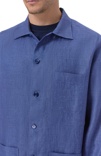 Льняная рубашка STEFANO RICCI, арт. SP008363/BN2930, фото 5