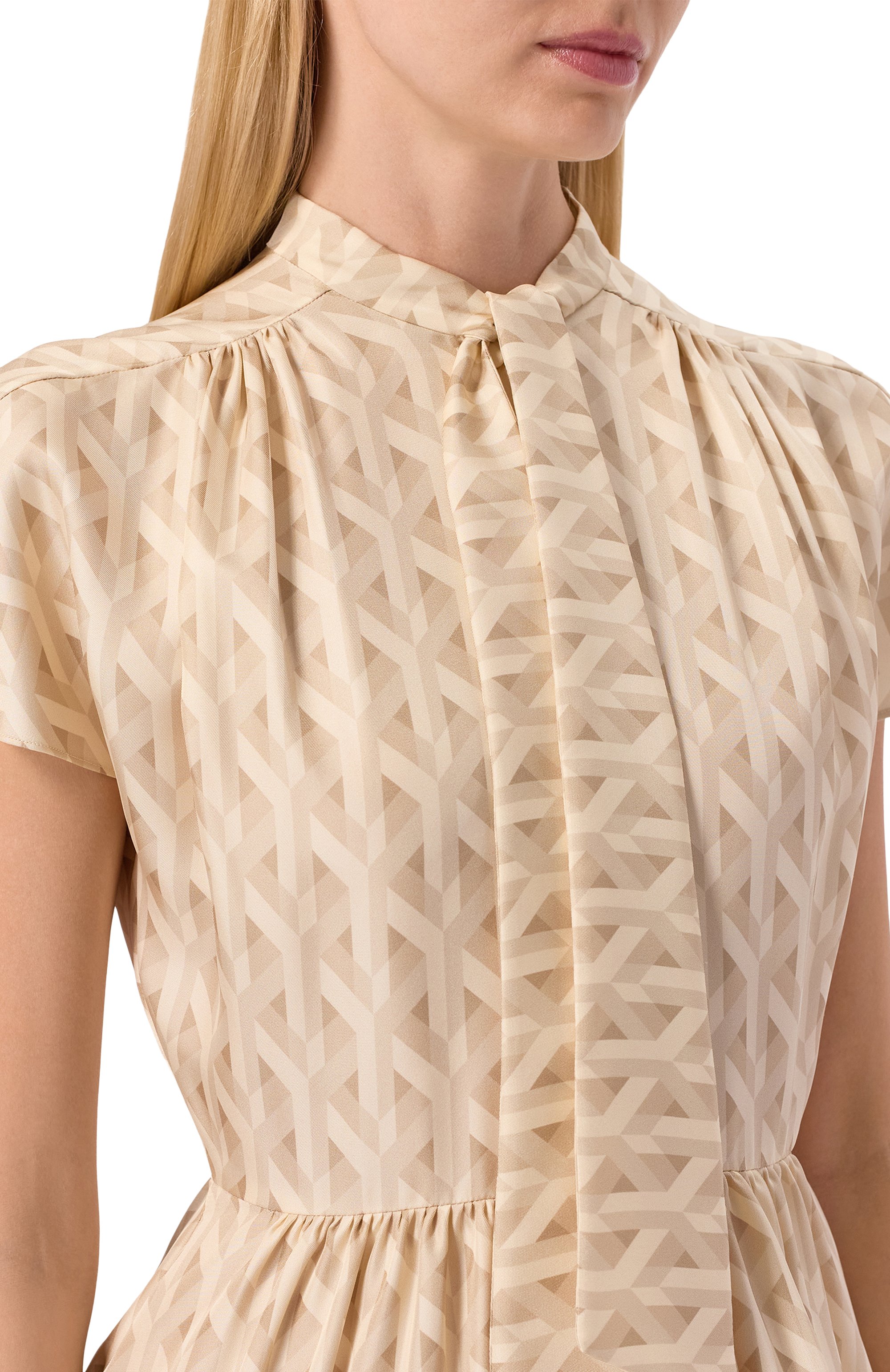 Шелковое платье MVST, арт. M26.2PW.D032/F127 TWILL PRINT, фото 4