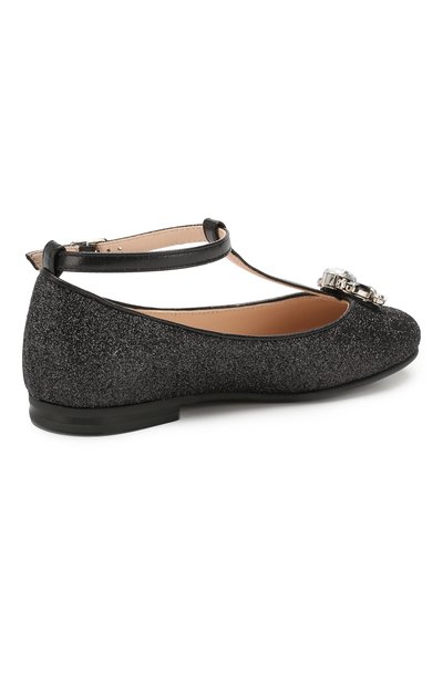 Туфли с ремешком IL GUFO, арт. G332/TESSUT0 GLITTER/31-34, фото 3