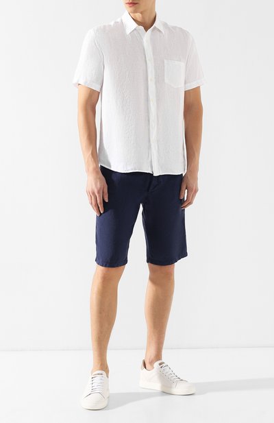 Льняная рубашка с воротником кент 120% LINO, арт. P0M1368/0115/001, фото 2