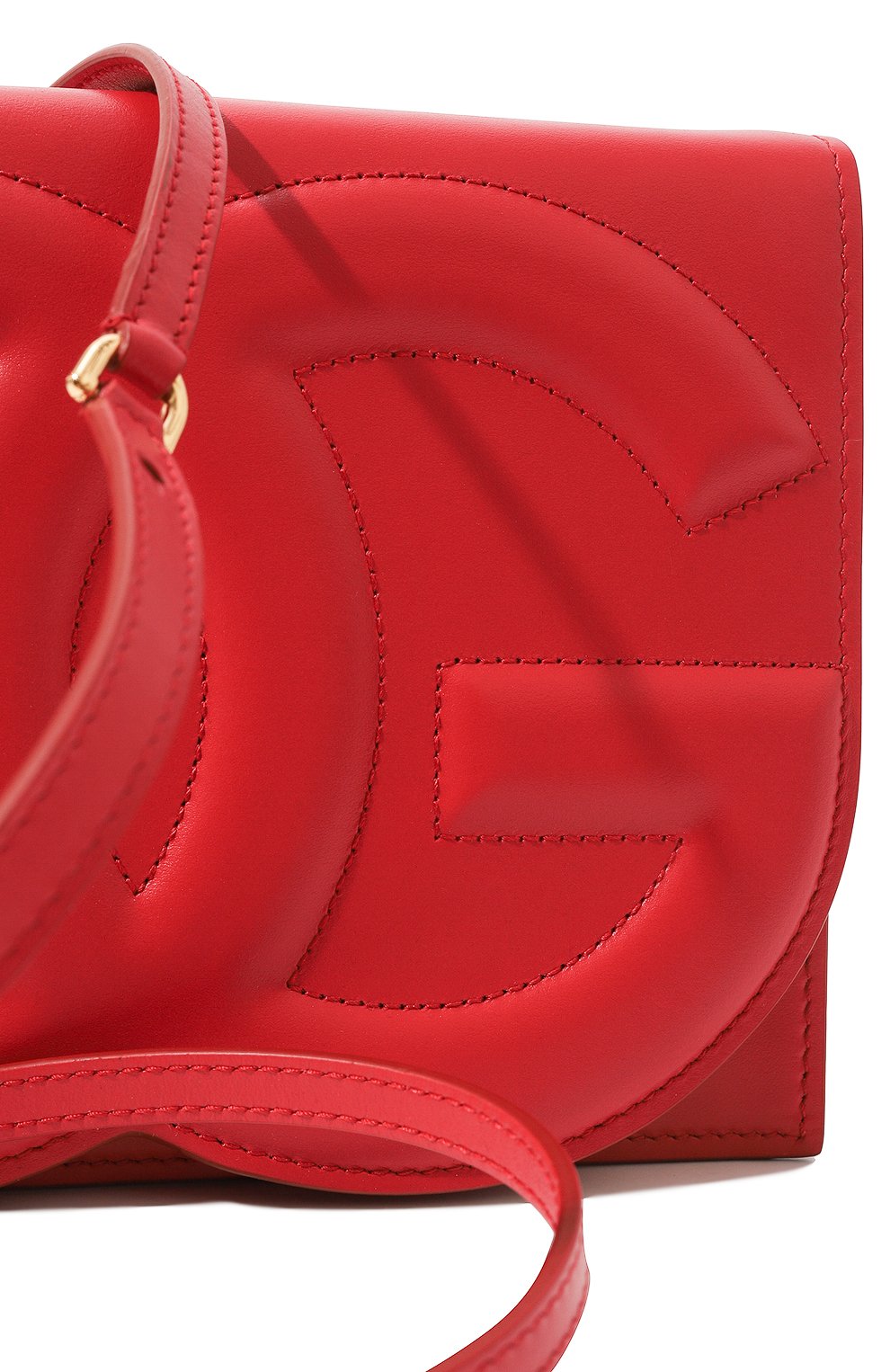 Сумка dg logo DOLCE & GABBANA красного цвета по цене 119500 руб., арт. BB9287_BE9287/AW576_1, фото 3 Сумка dg logo DOLCE & GABBANA, арт. BB9287_BE9287/AW576_1, фото 3