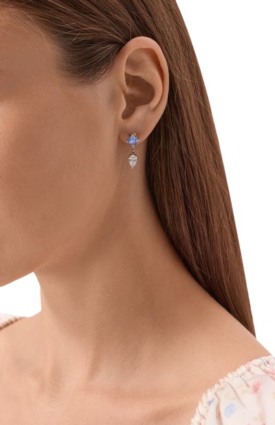 Серьги mesmera SWAROVSKI синего цвета по цене 13700 руб., арт. 5665767, фото 3 Серьги mesmera SWAROVSKI, арт. 5665767, фото 3