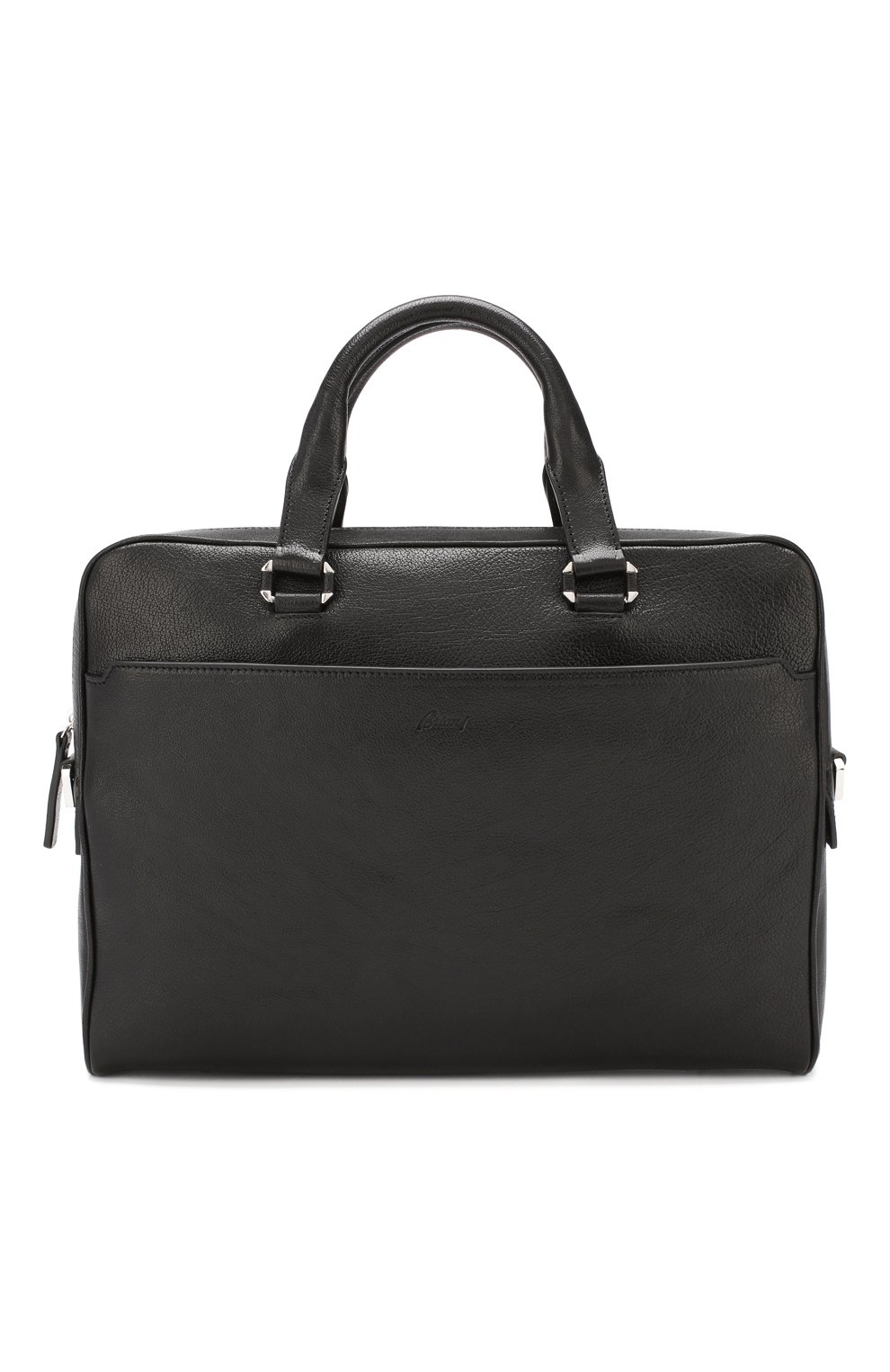 Кожаная сумка для ноутбука BRIONI черного цвета по цене 278000 руб., арт. 0ITX0L/07733, фото 1 Кожаная сумка для ноутбука BRIONI, арт. 0ITX0L/07733, фото 1