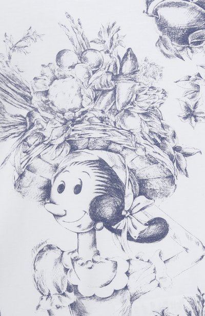 Хлопковая футболка MOSCHINO, арт. HDM06R/LAA24/4-8, фото 3