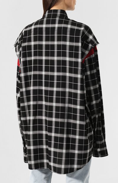 Хлопковая рубашка BALENCIAGA, арт. 556241/TDM03, фото 4
