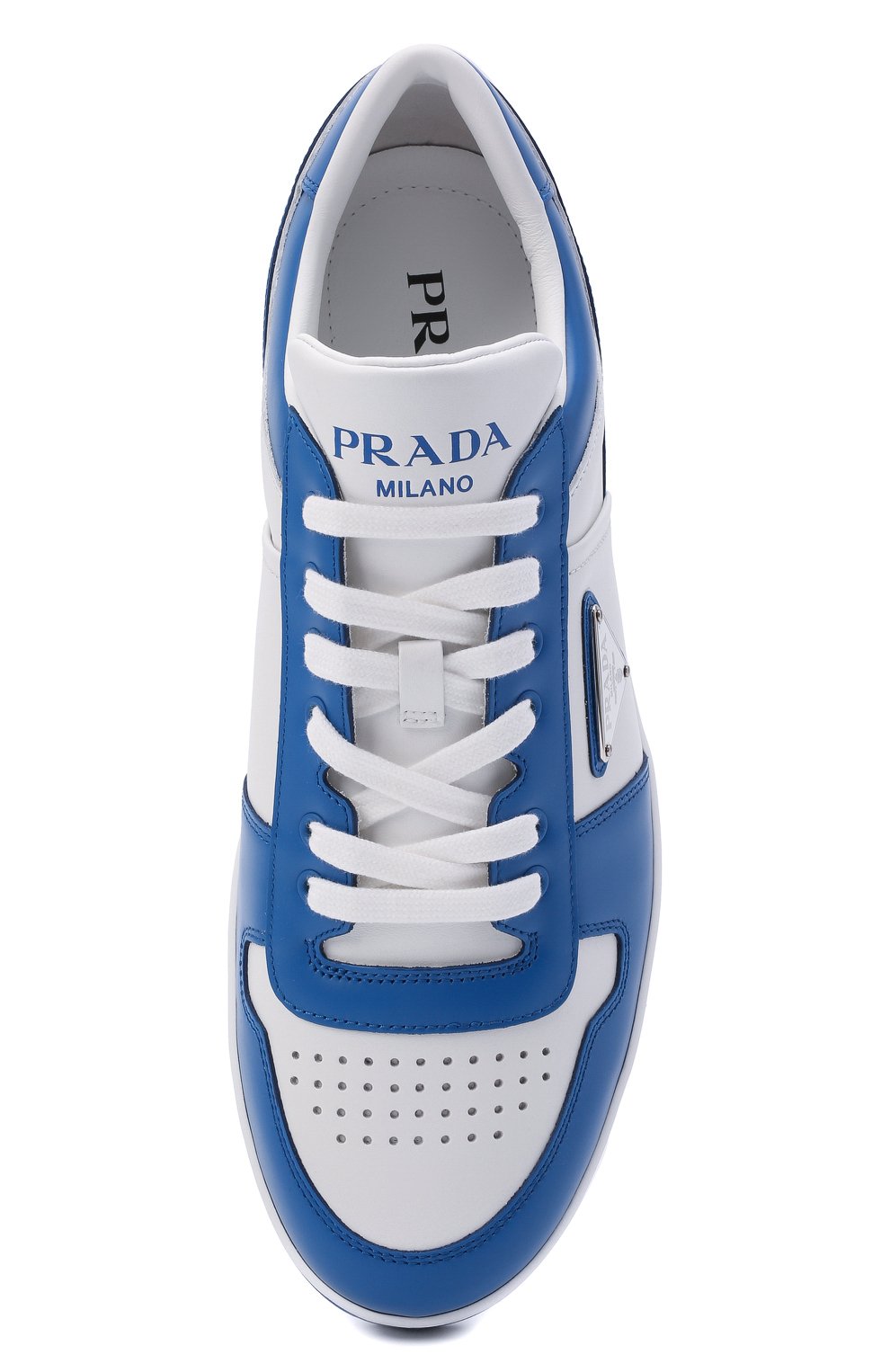 Кожаные кеды PRADA, арт. 2EE364-3LKG-F098Z, фото 6