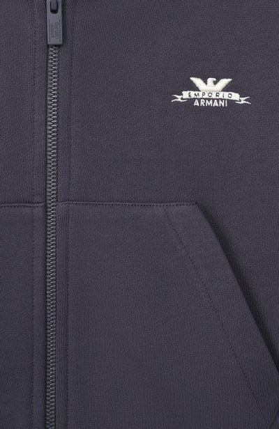 Хлопковая толстовка EMPORIO ARMANI, арт. EB001391/AF26020, фото 3