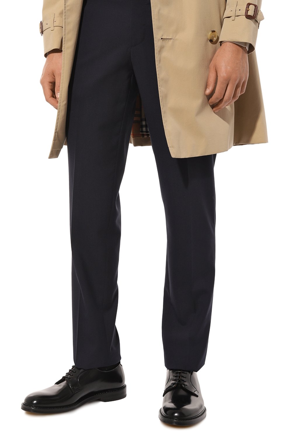 Кожаные дерби DOUCAL'S черного цвета по цене 49200 руб., арт. DU1385SIENUF007N, фото 3 Кожаные дерби DOUCAL'S, арт. DU1385SIENUF007N, фото 3