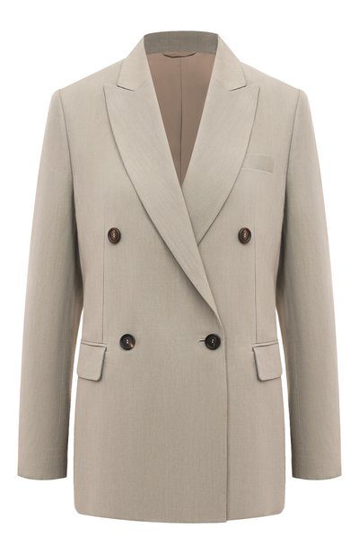 Женский жакет из вискозы и льна BRUNELLO CUCINELLI, арт. MH1262215