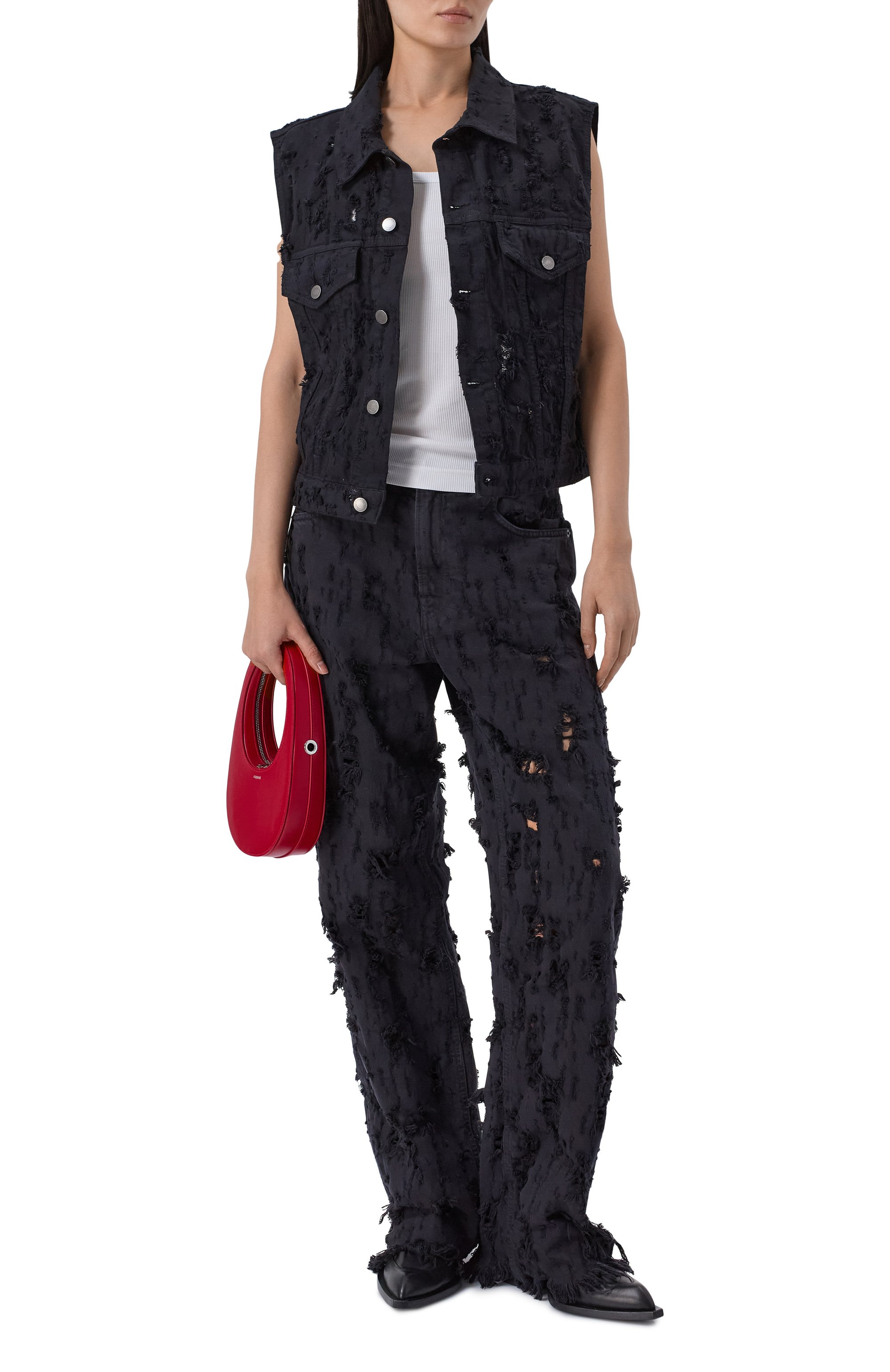 Джинсовый жилет ryder HAIKURE, арт. HEW09127GF180PXD/RYDER BULL DESTR0Y, фото 2