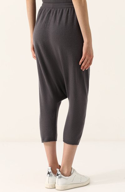 Кашемировые брюки с заниженной линией шага RICK OWENS, арт. RP18S8616/WSB, фото 4
