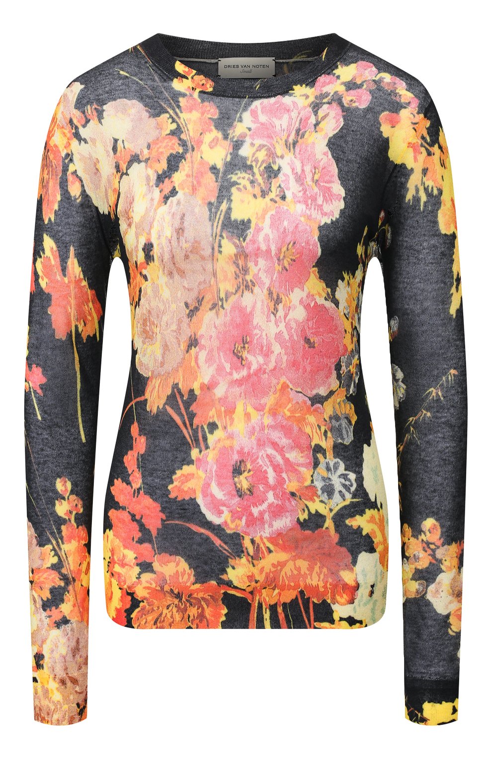 Хлопковый пуловер DRIES VAN NOTEN, арт. 201-11200-9710, фото 1