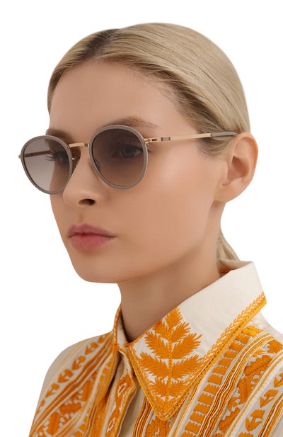 Солнцезащитные очки MYKITA, арт. TUVA/CHAMPAGNEG0LD/BR0WNGR/0RIGINAL GREY GRADIENT, фото 2