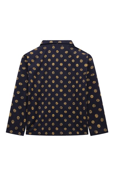 Хлопковая пижама DEREK ROSE темно-синего цвета по цене 19050 руб., арт. 7025-LEDB078, фото 3 Хлопковая пижама DEREK ROSE, арт. 7025-LEDB078, фото 3