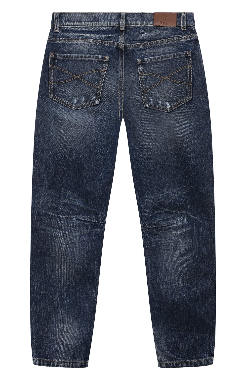 Джинсы BRUNELLO CUCINELLI синего цвета по цене 50600 руб., арт. B074PD313C, фото 2 Джинсы BRUNELLO CUCINELLI, арт. B074PD313C, фото 2