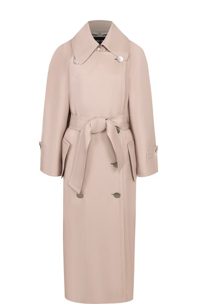 Однотонное двубортное пальто с поясом GIORGIO ARMANI, арт. 8WH0L00C/T009V, фото 1