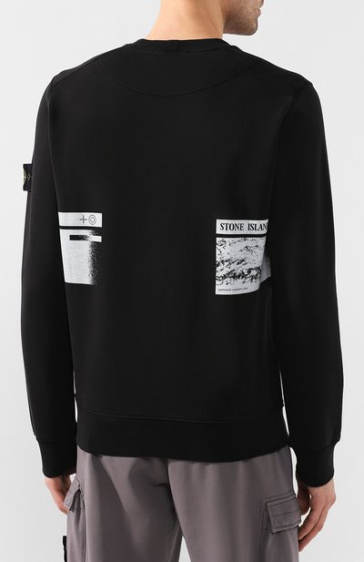 Хлопковый свитшот STONE ISLAND, арт. 721563094, фото 4