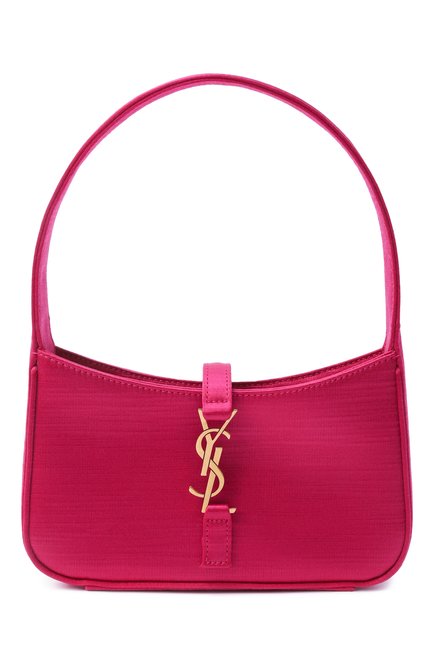 Женская сумка le 5 à 7 mini SAINT LAURENT фуксия цвета, арт. 710318FABQY5652 | Фото 1 (Материал: Текстиль; Драгоценные камни: Проставлено; Размер: mini; Материал сплава: Проставлено)