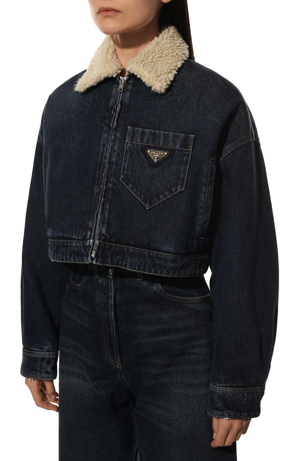 Джинсовая куртка PRADA, арт. GFB289-10UJ-F0008-212, фото 3