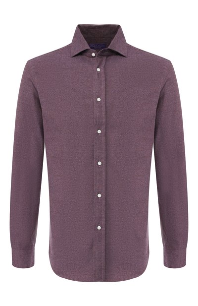 Хлопковая рубашка с воротником кент RALPH LAUREN, арт. 790721004, фото 1