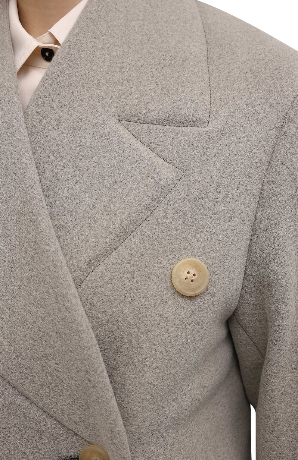 Шерстяное пальто JACQUEMUS, арт. 203C002/123850, фото 5