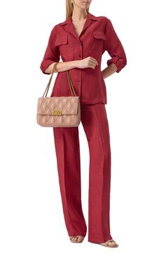 Женская сумка quiltie 67 large VALENTINO бежевого цвета, арт. 6W2B0R06/XCA | Фото 7 (Размер: large; Материал: Натуральная кожа; Автоматизация ТО: Проставлено; Автоматизация состава: Проставлено)