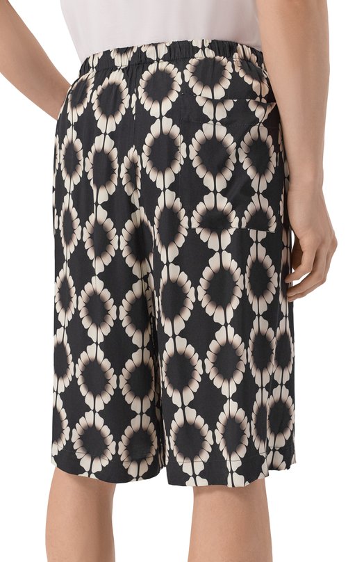 Шорты из вискозы Laneus S6LAMASH095 Чёрный  S6LAMASH095 Фото 4