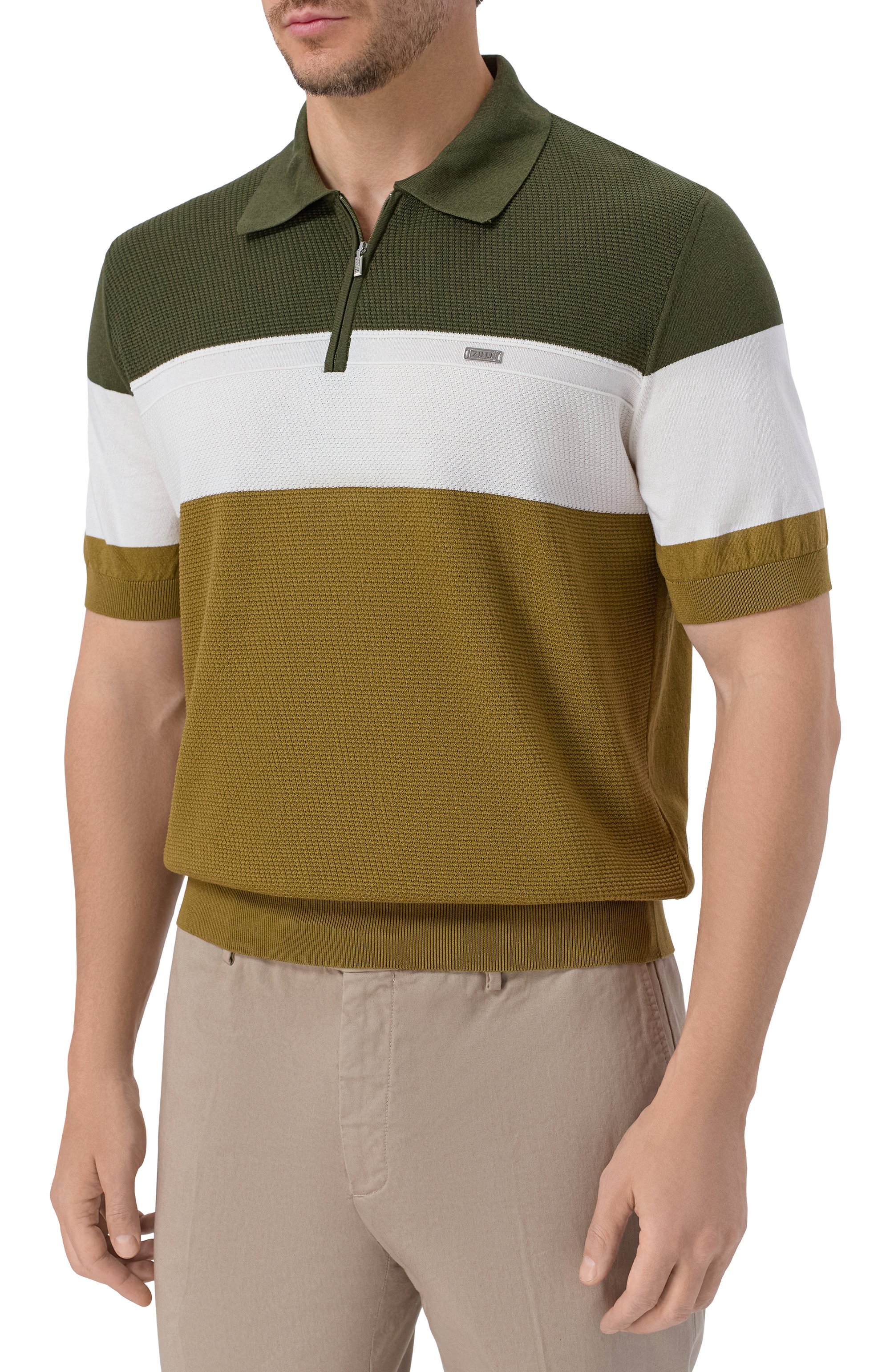 Поло из шелка и хлопка ZILLI, арт. KZP002M0142VH0L00, фото 3