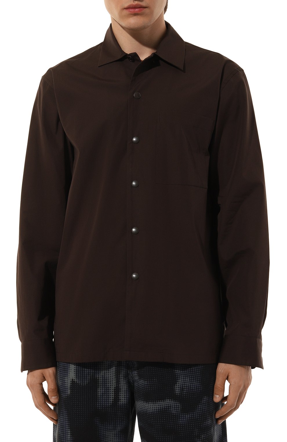 Хлопковая рубашка DRIES VAN NOTEN, арт. 242-020731-9244, фото 3