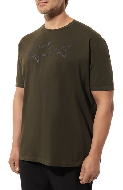 Хлопковая футболка PAUL&SHARK, арт. 14311653, фото 3