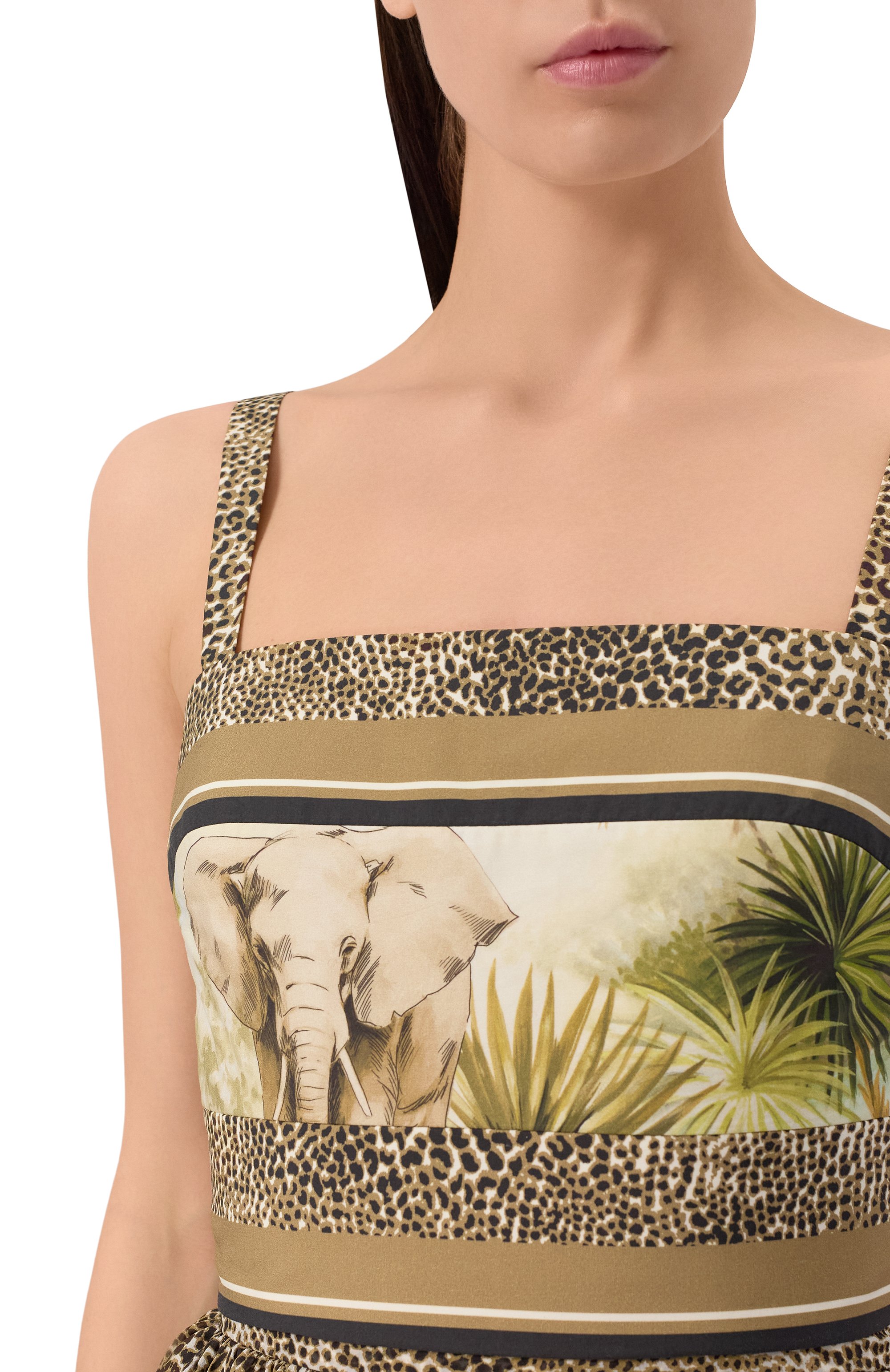 Хлопковый топ ELIE SAAB, арт. T0181PS25, фото 5