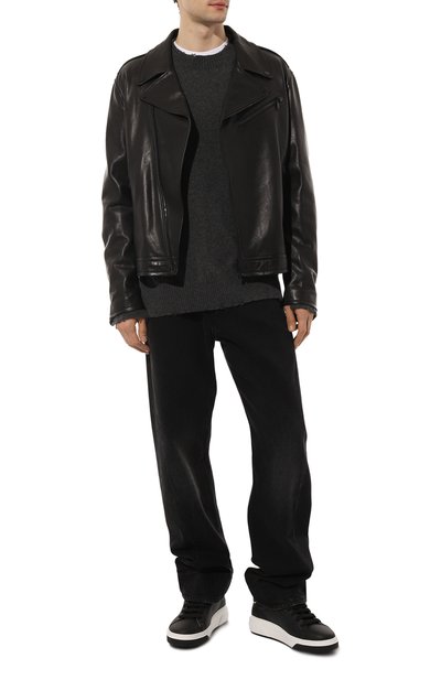 Кожаные кеды DSQUARED2, арт. SNM0295 01500001, фото 2