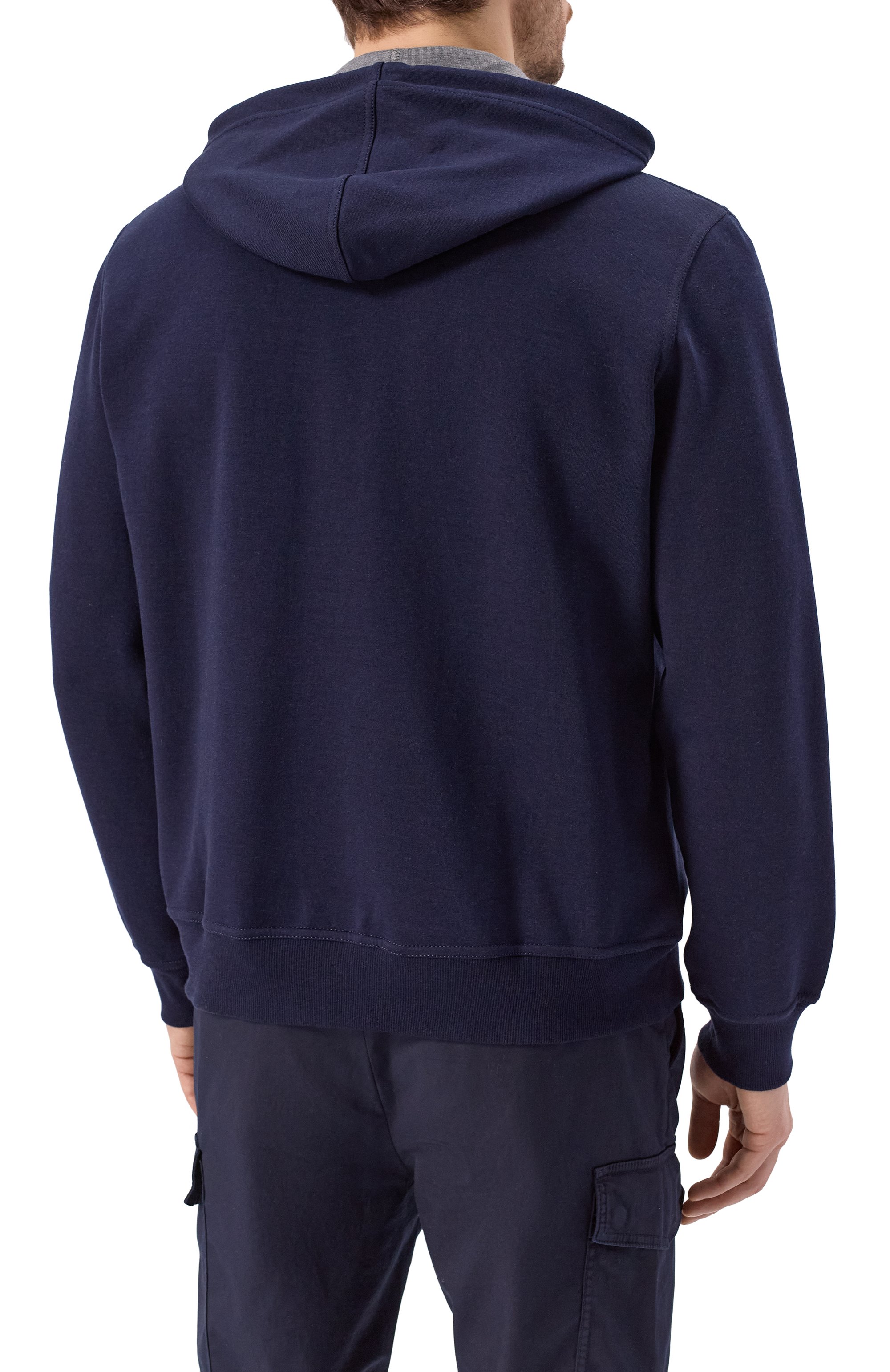 Толстовка из хлопка и кашемира BRUNELLO CUCINELLI, арт. MM8319069G, фото 4