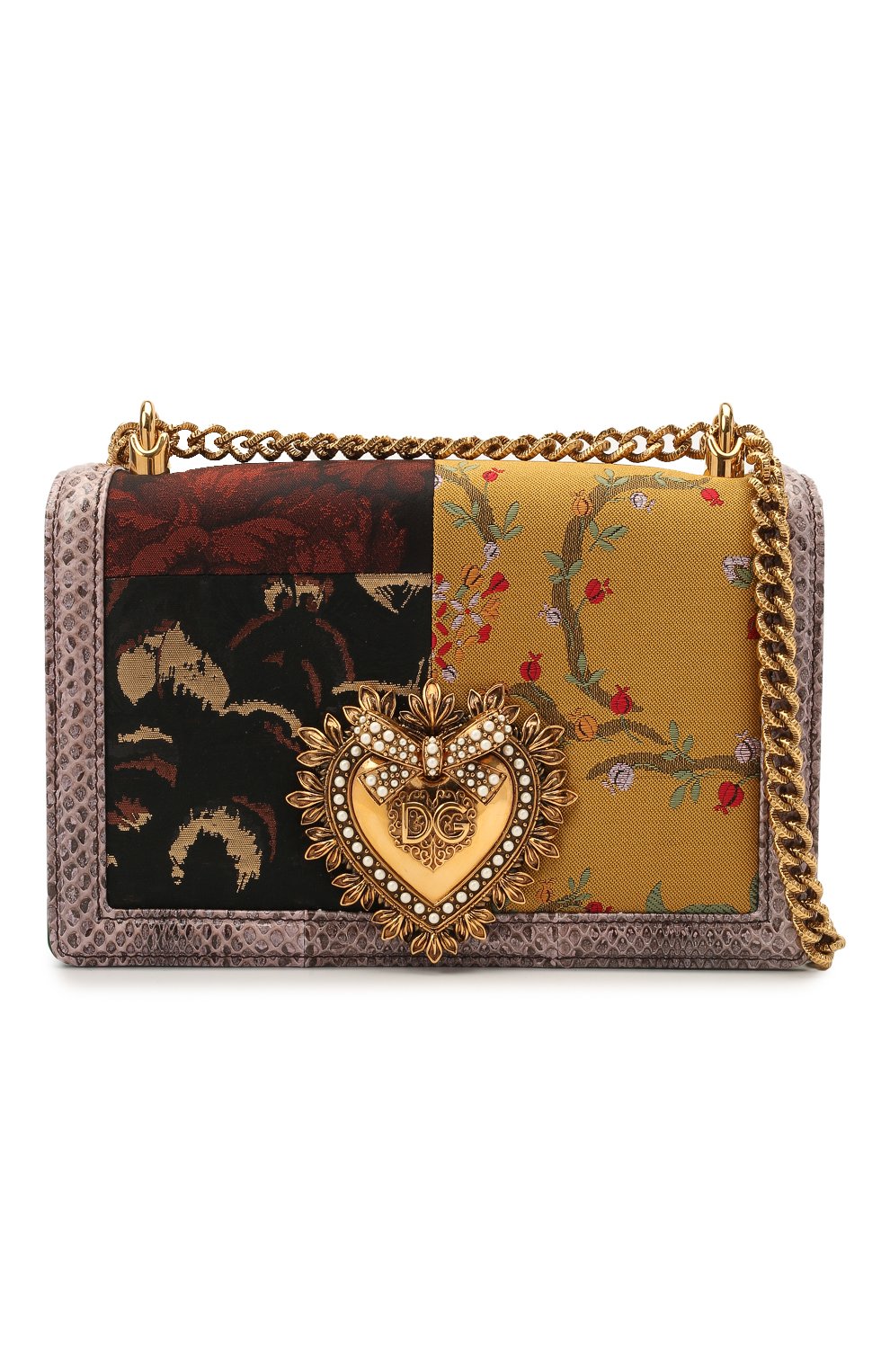 Сумка devotion small DOLCE & GABBANA разноцветного цвета по цене 340000 руб., арт. BB6652/A8M84, фото 5 Сумка devotion small DOLCE & GABBANA, арт. BB6652/A8M84, фото 5