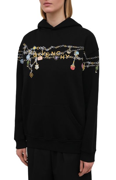 Хлопковое худи GIVENCHY, арт. BWJ01C3Z4Q, фото 3