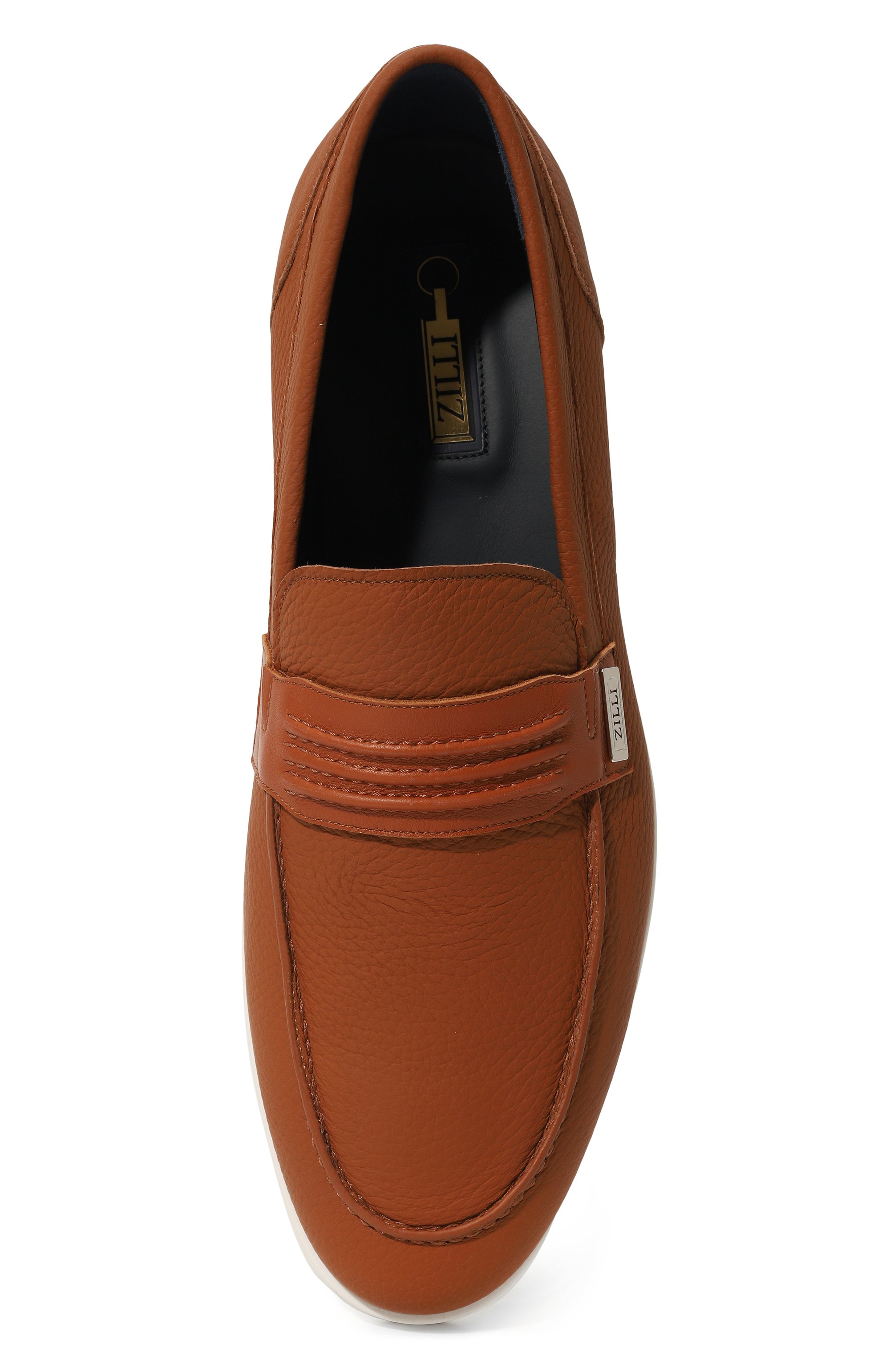 Кожаные лоферы ZILLI, арт. H0074AM1961VRUL01, фото 6